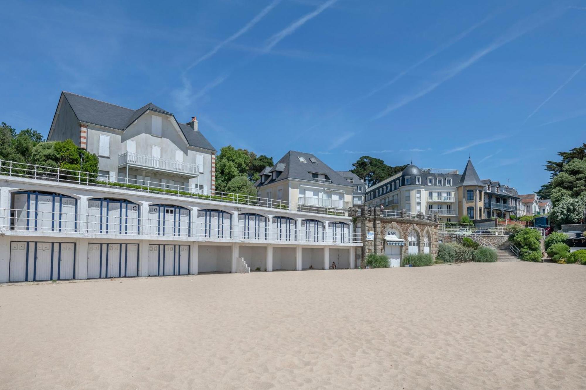 Maison Dans Residence Calme + Piscine A Pornic Eksteriør billede